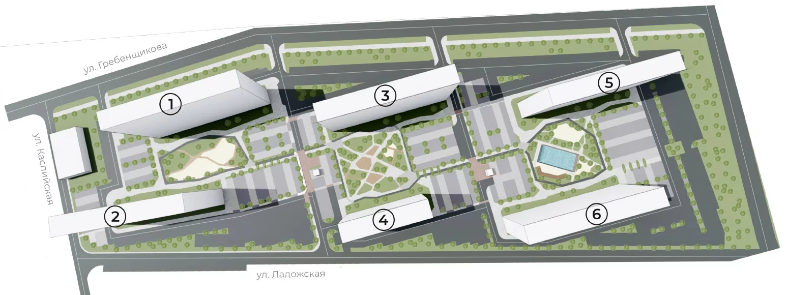 ЖК Околица (старт продаж) - Новосибирск, Каспийская улица - купить квартиру  в новостройке по ценам застройщика КПД-Газстрой